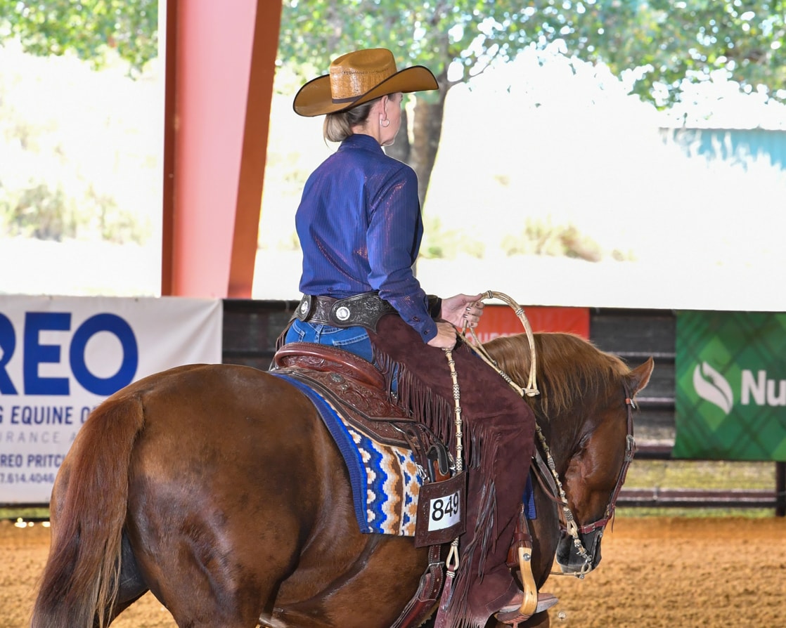Meg Johnson with her horse